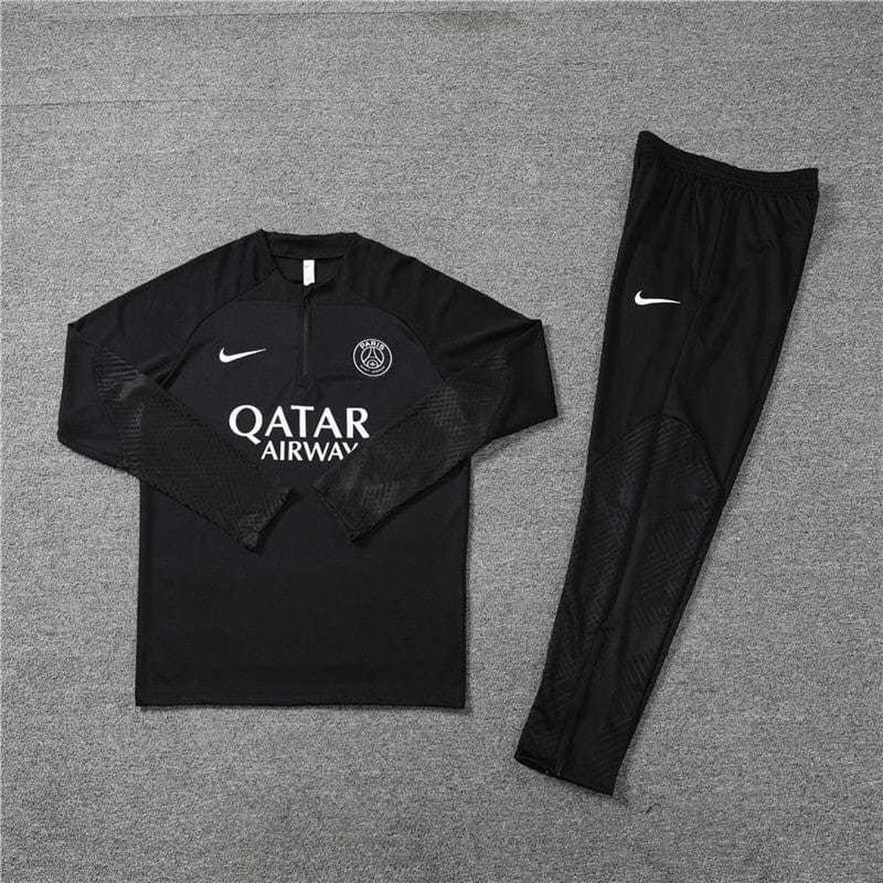 psg jordan tracksuit black and red