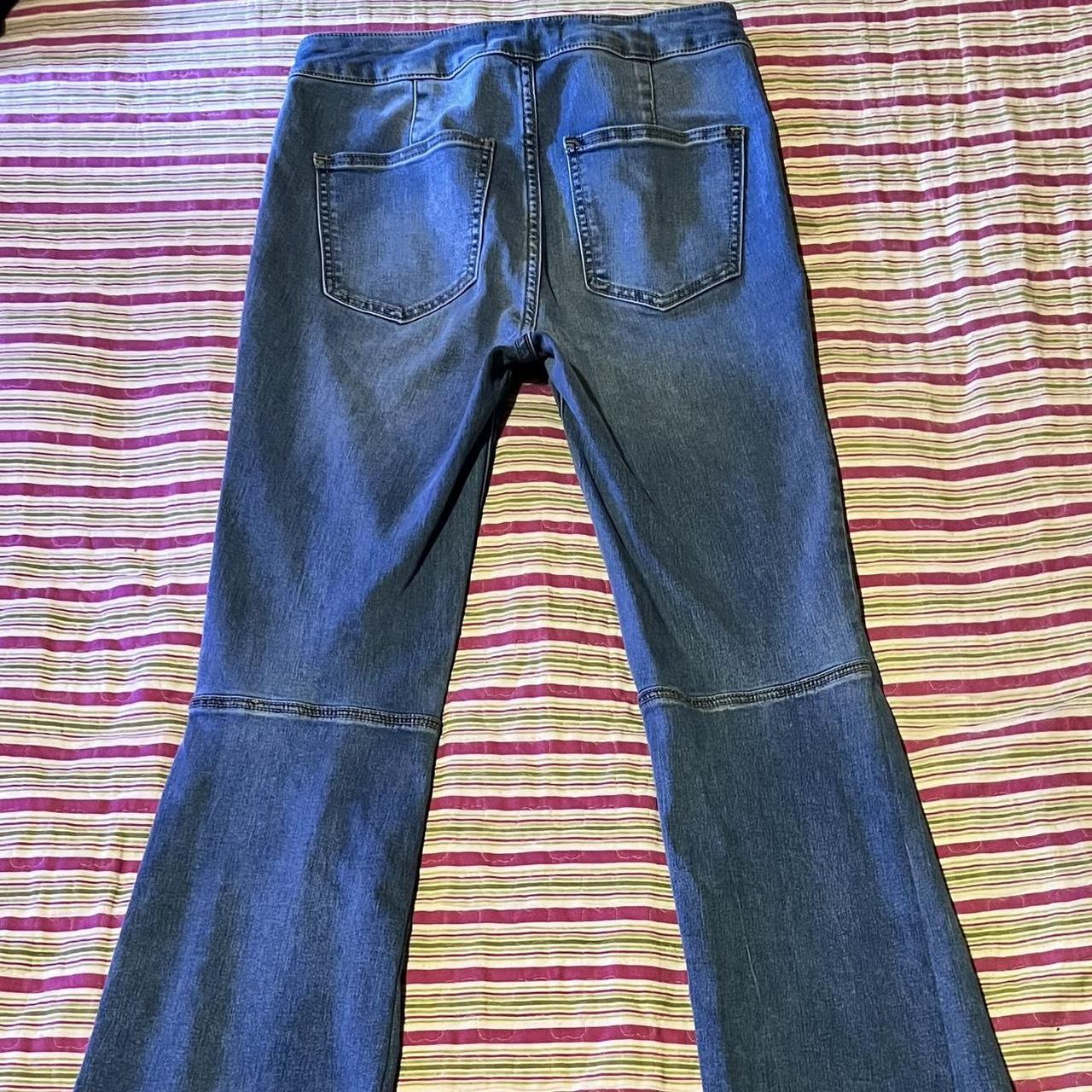 We The Free High Rise Flare Denim Jeans Size... - Depop