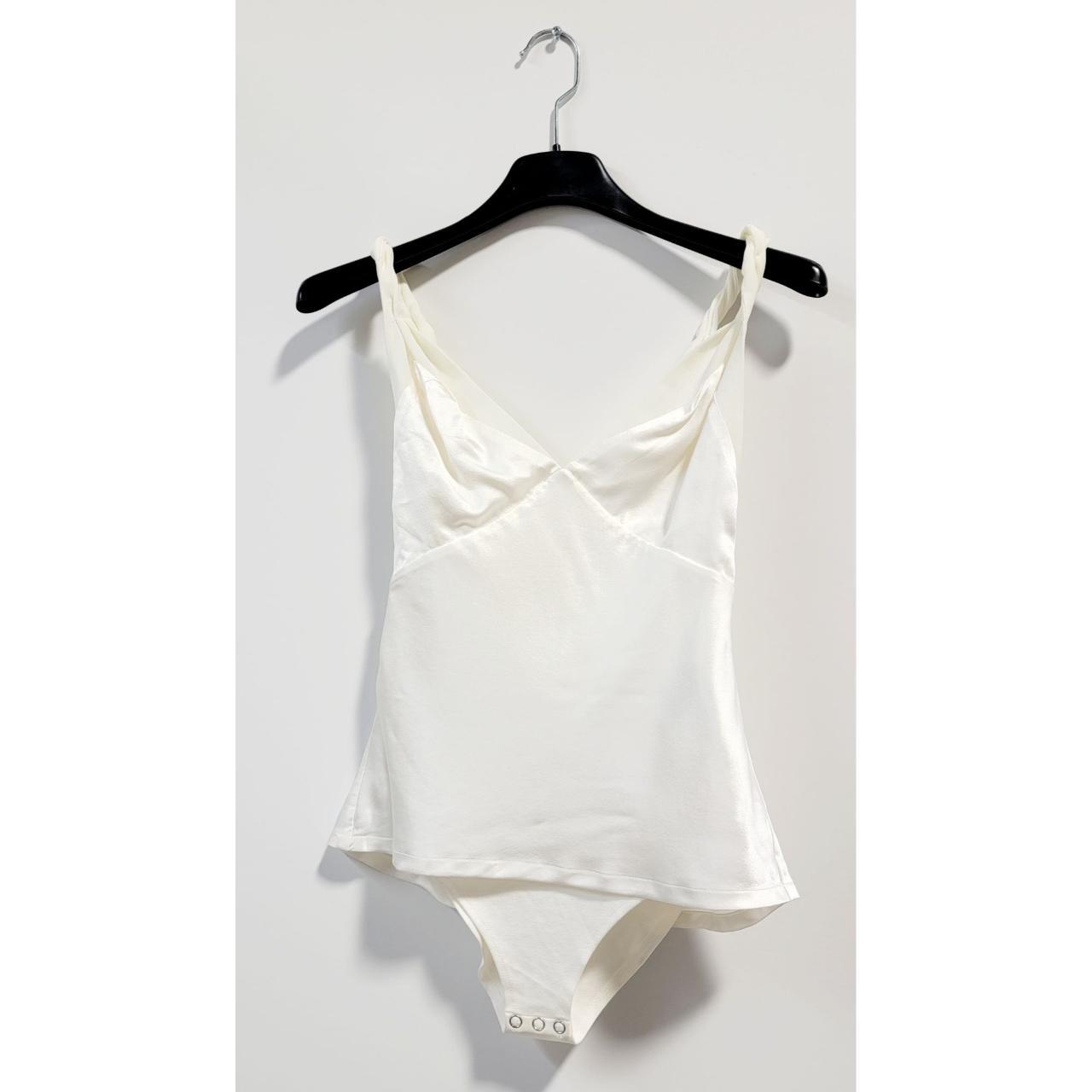 RtA Women's White Bodysuit | Depop