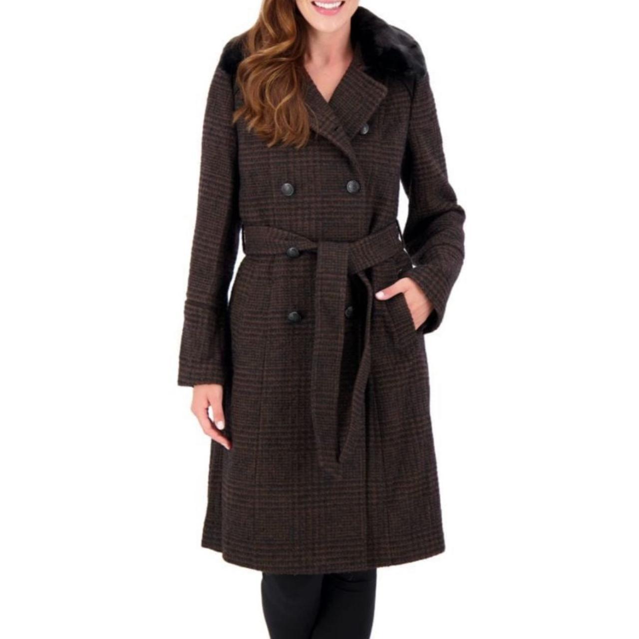 Vince camuto glen plaid coat Clearance