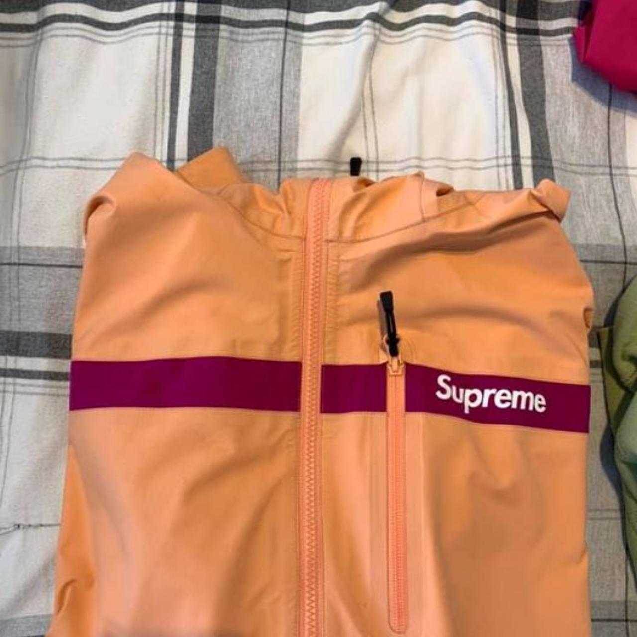 SS17 Supreme Taped Seam Jacket Coral Size