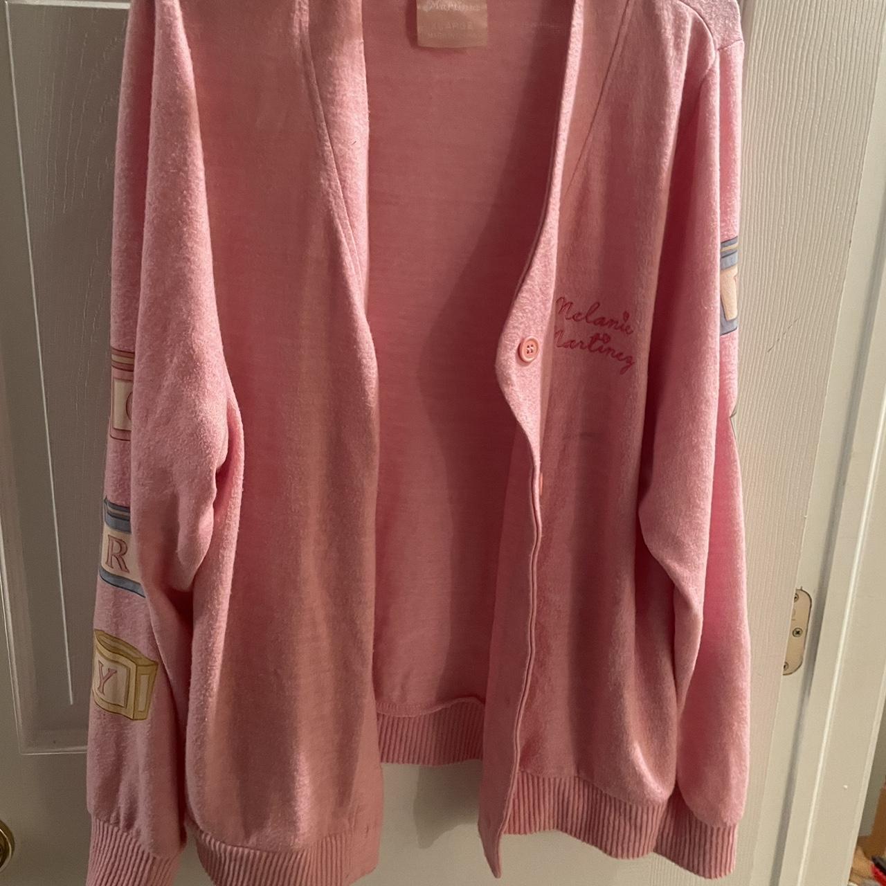 Hot Topic Women's Pink Cardigan Depop