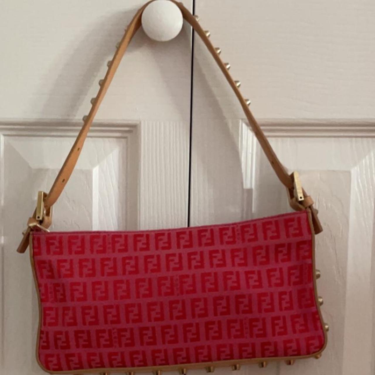 Fendi red outlet bag