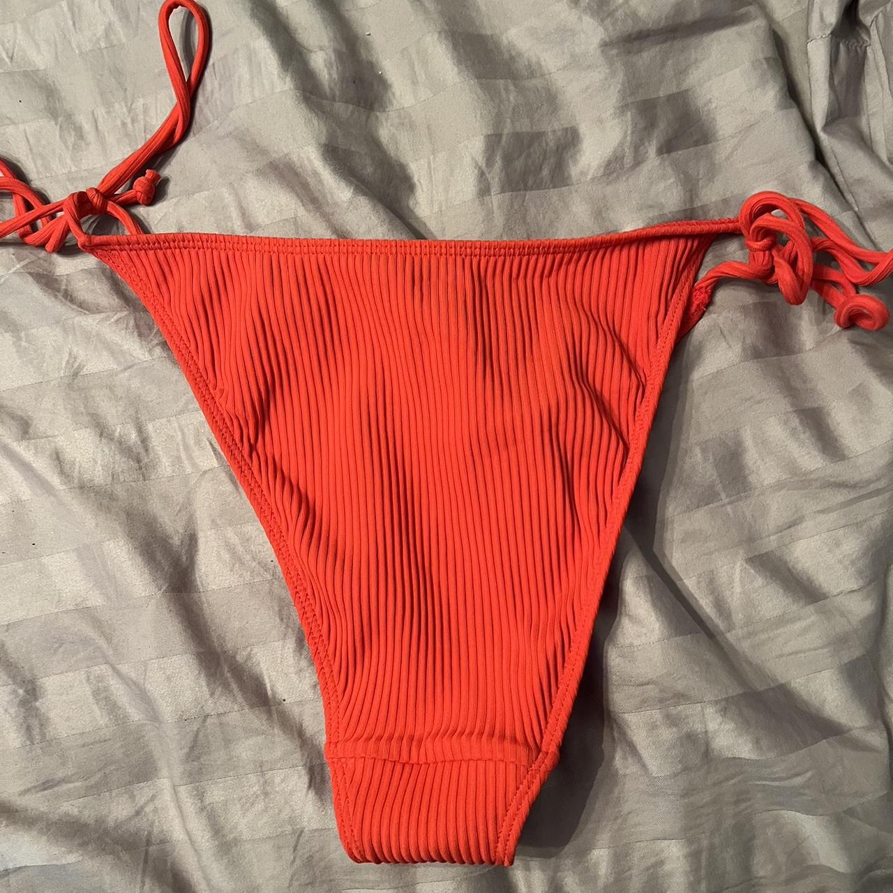 Red string bikini La hearts- PacSun Size Medium... - Depop