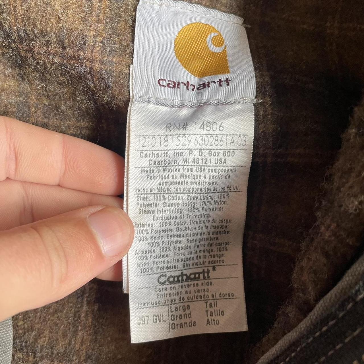 Vintage Grey Carhartt Detroit Jacket Vtg Carhartt - Depop