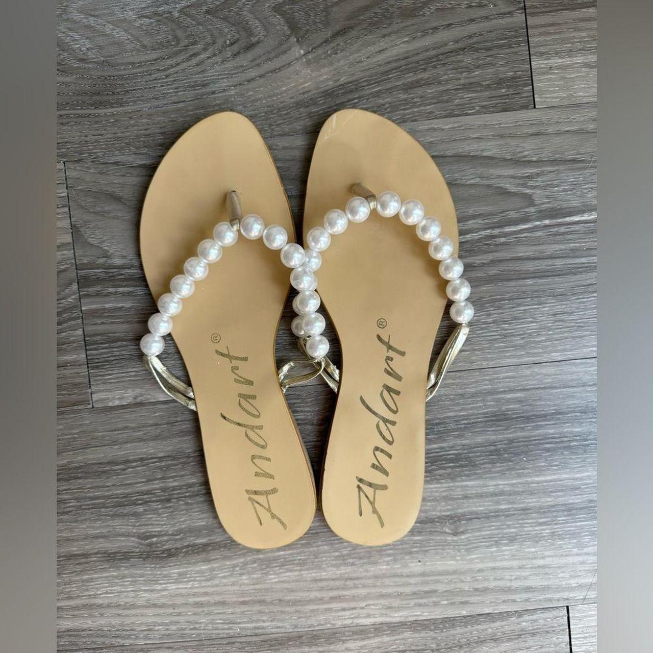 Source Unknown Women's Flip flops - White/Cream -… - image 2