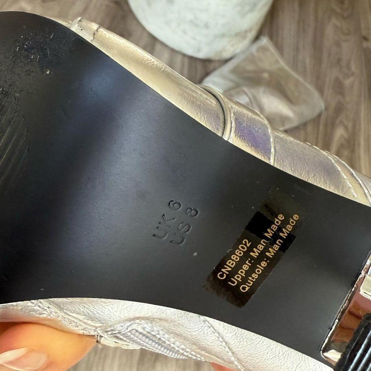 Source Unknown Women's Knee high Boots - Silver -… - image 5