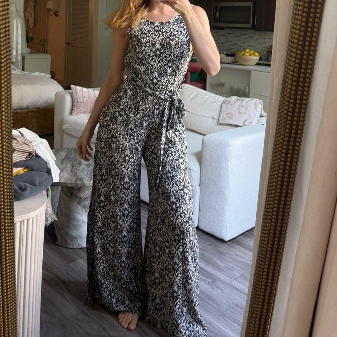 Source Unknown Women's Casual Jumpsuit - Black/Wh… - image 8