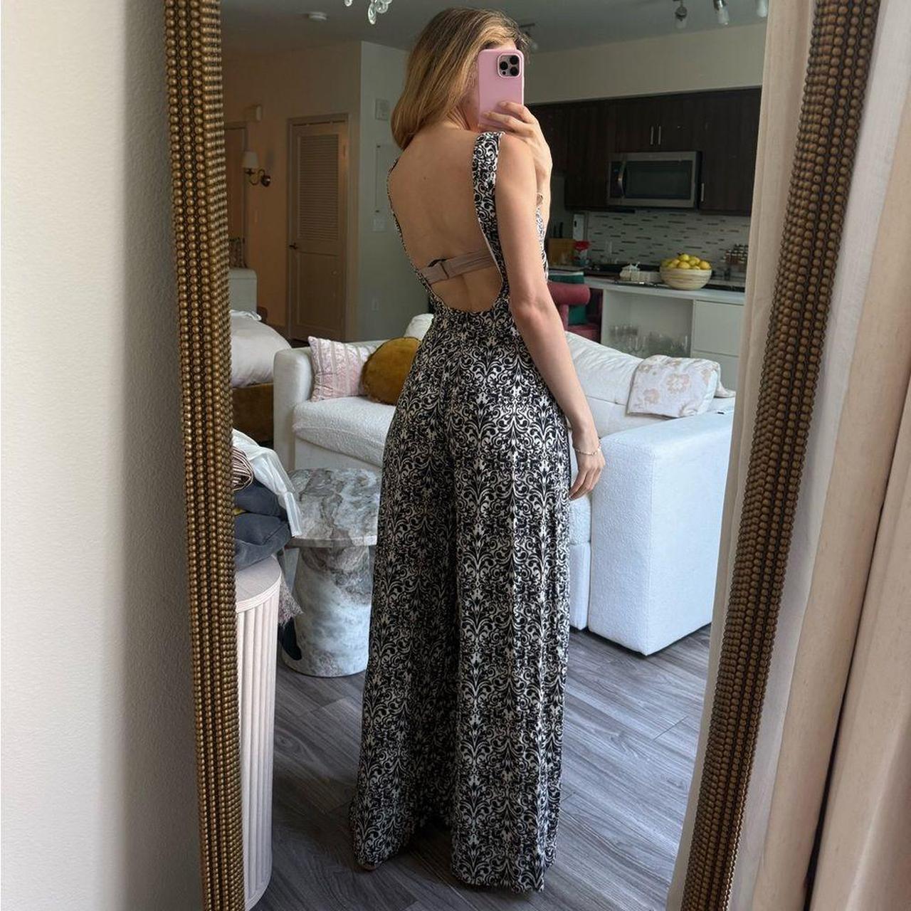 Source Unknown Women's Casual Jumpsuit - Black/Wh… - image 7