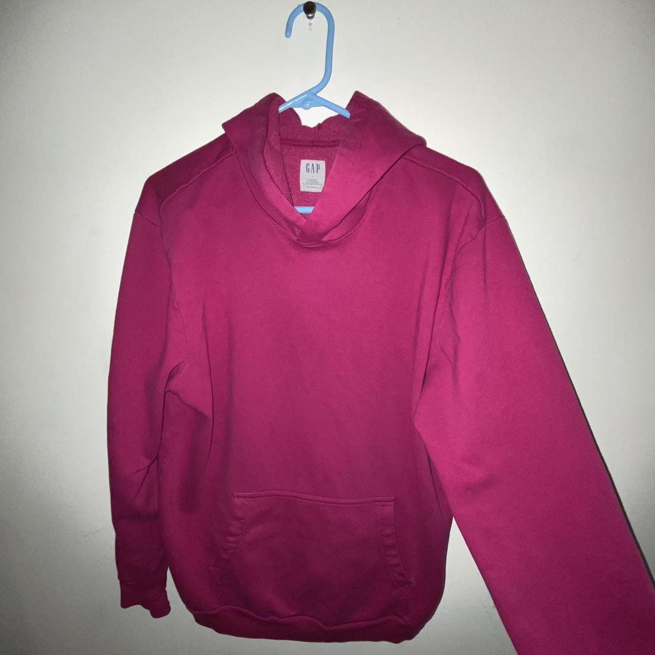 HOT PINK OVERSIZED HOODIE •size: large •oversized &... - Depop