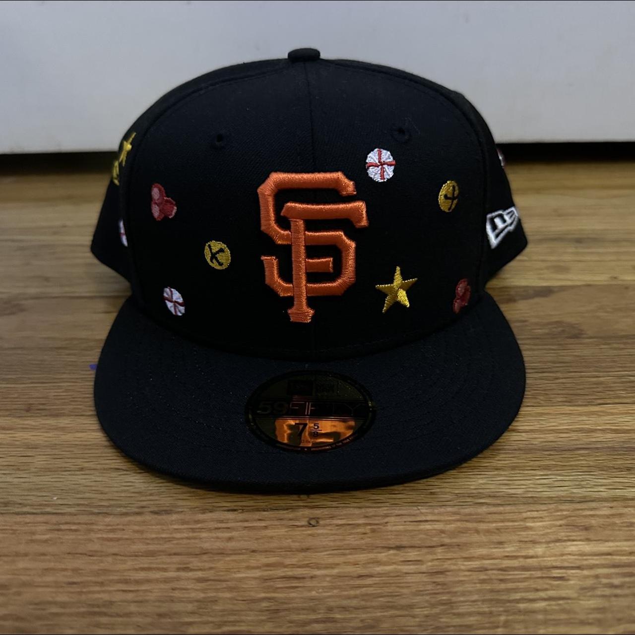 New Era 59FIFTY MLB San Francisco Giants Holly Black 7 3/4