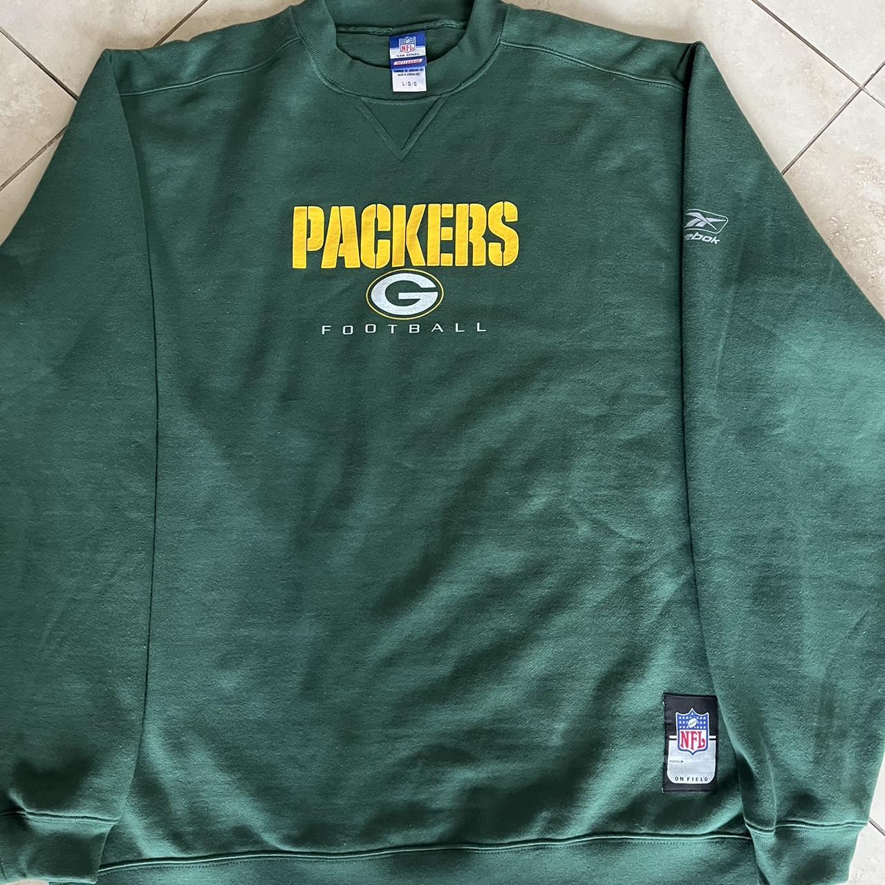 Reebok NFL Georgia Packers Football sweatshirt Like... - Depop