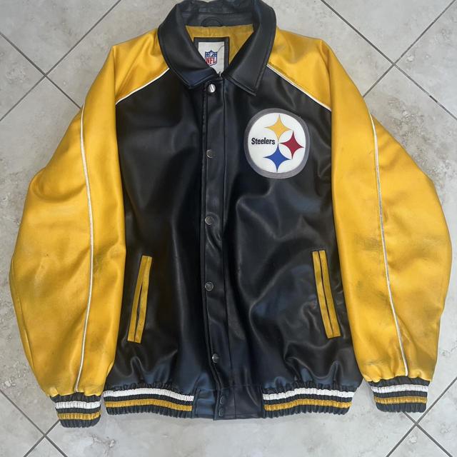 Men's Pittsburgh Steelers Varsity Jacket Size - Depop