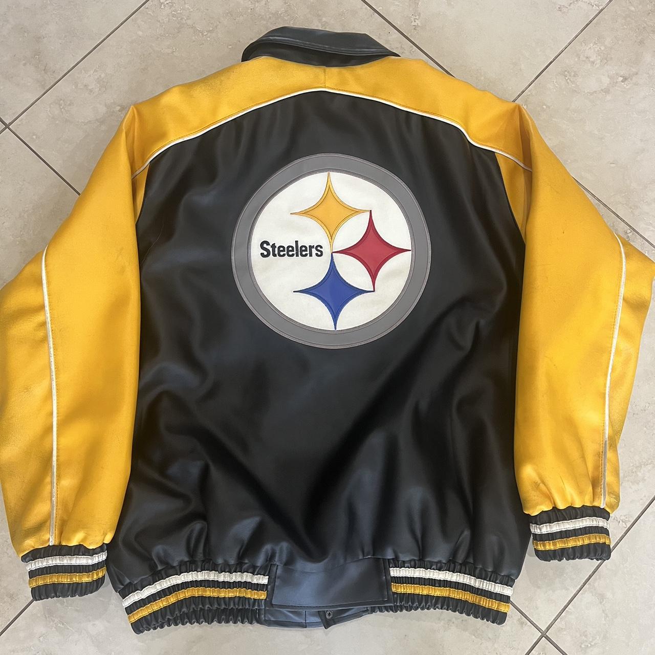 Men's Pittsburgh Steelers Varsity Jacket Size - Depop