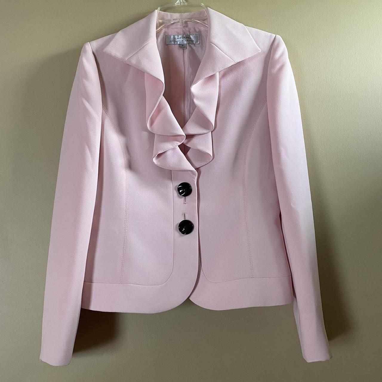 Tahari deals pink jacket