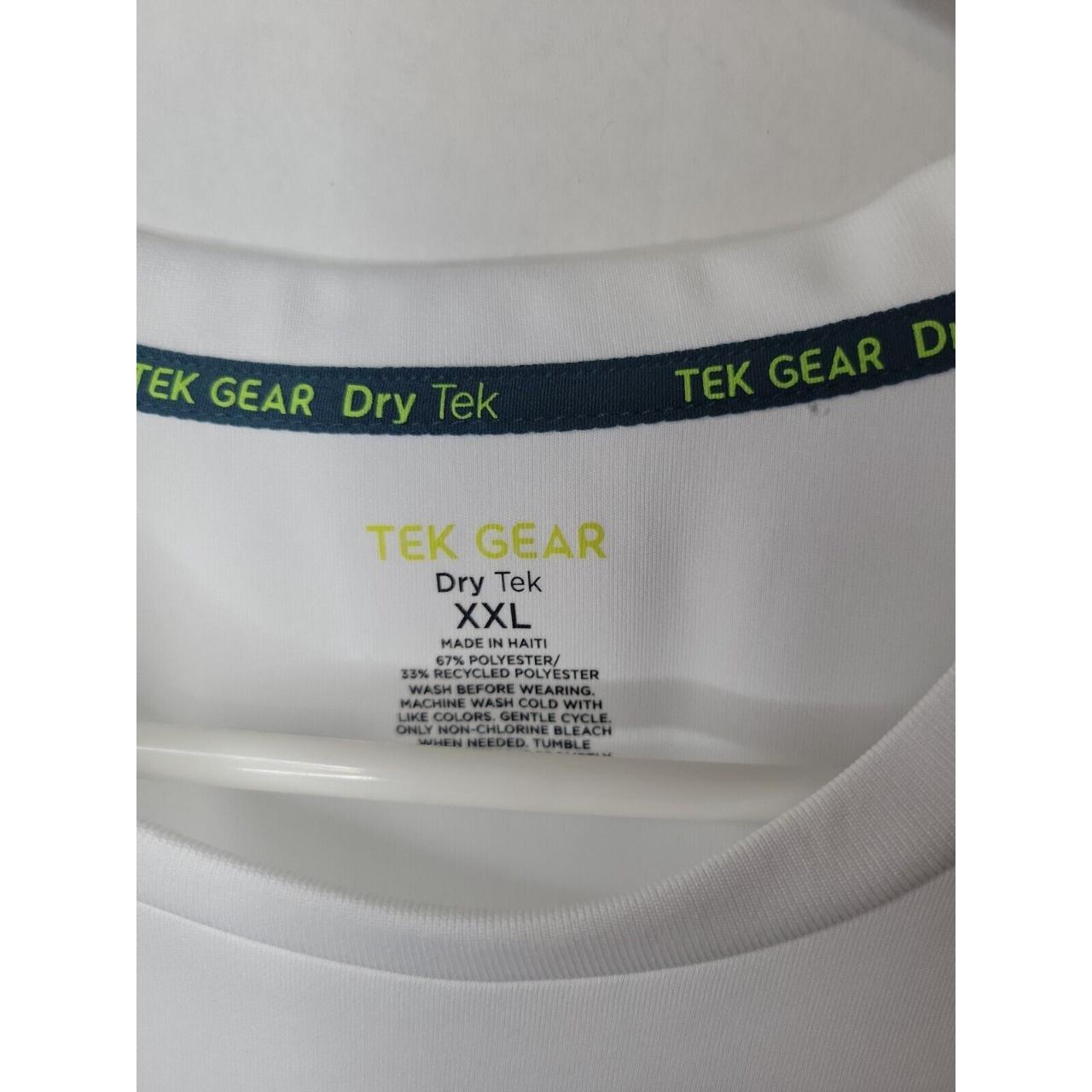 Tek Gear Dry Tek White Xxl Recycled Shirt. Feel free - Depop