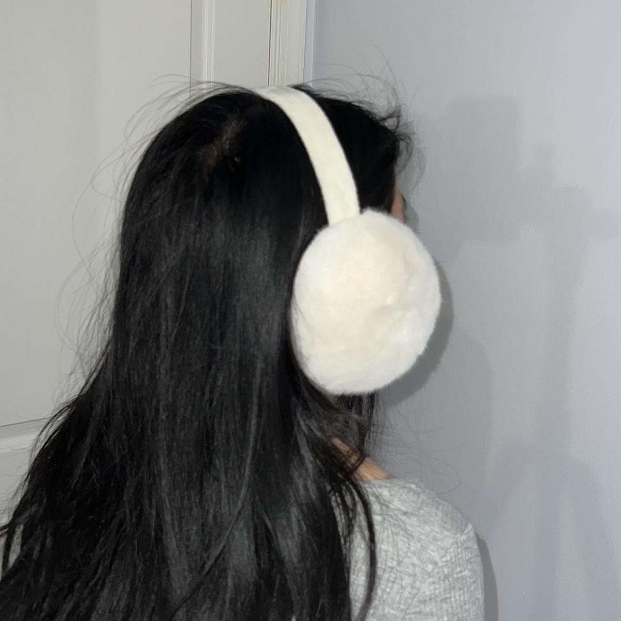 Snow white ear muffs Depop