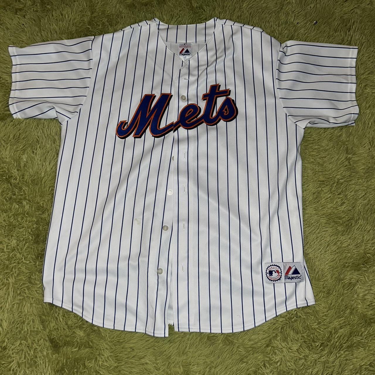 Vintage New York Mets baseball jersey Small stain... Depop