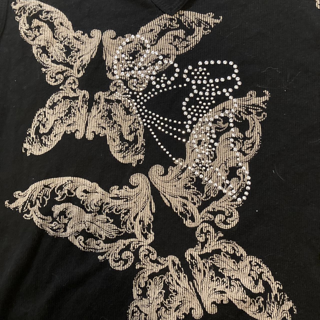 Avenue Women's Cream and Black Shirt (2)
