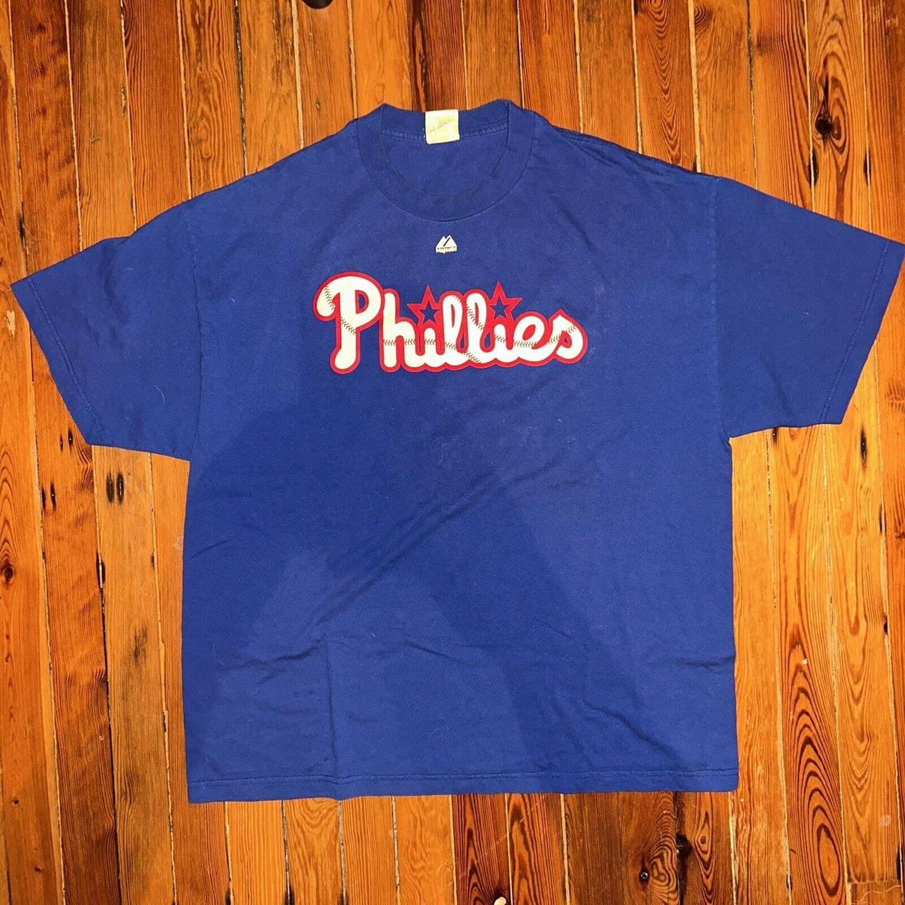 Majestic, Shirts, Shane Victorino Philadelphia Phillies Jersey Tee