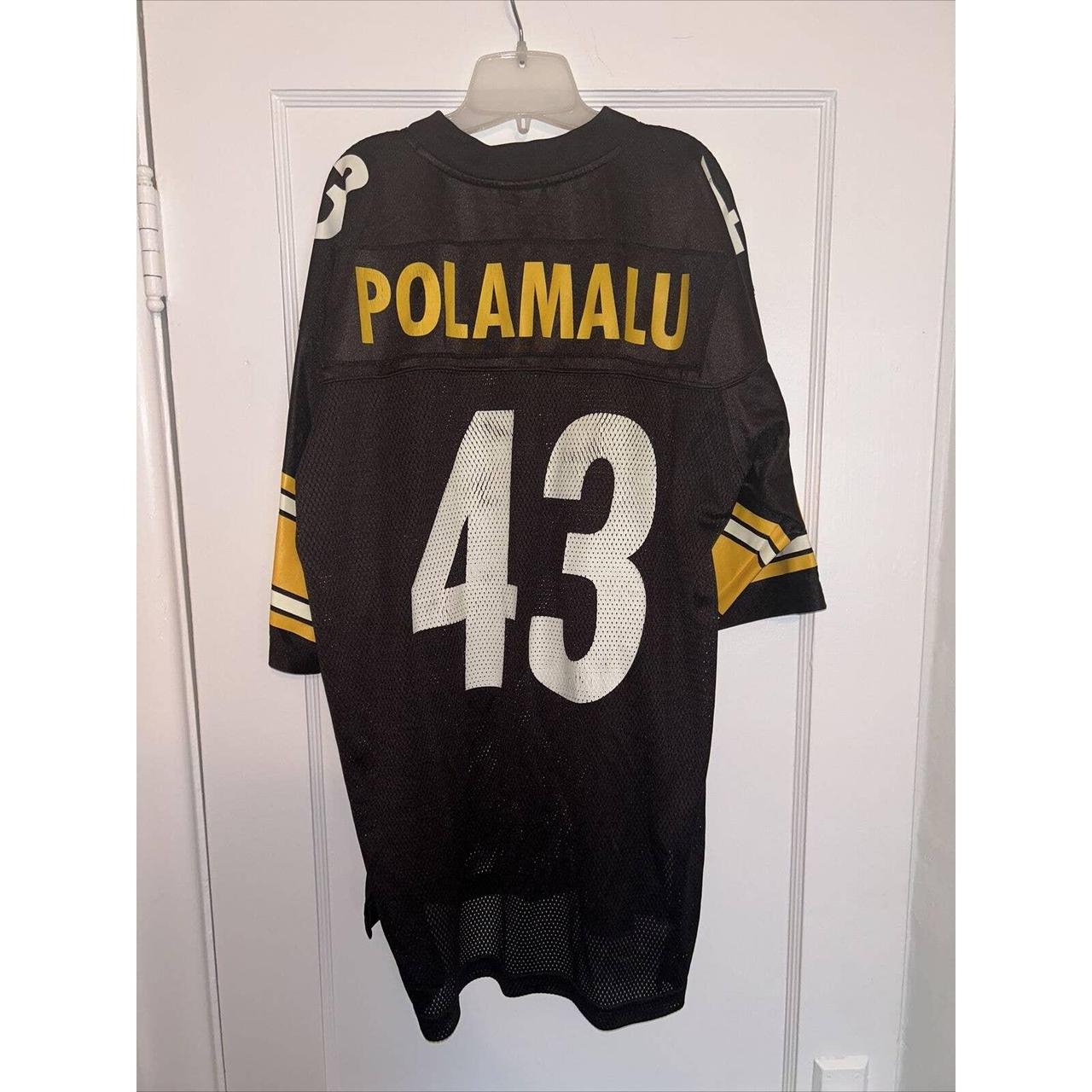 Vintage NFL Pittsburgh Steelers Troy Polamalu - Depop