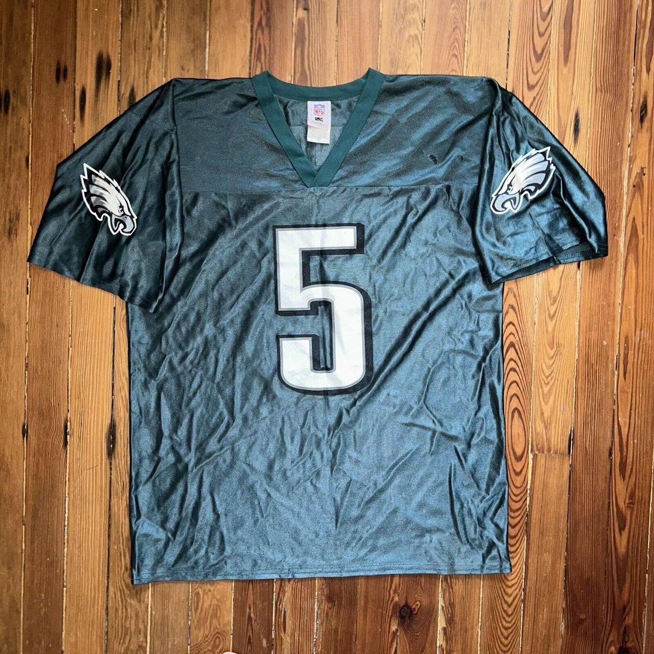 Reebok Philadelphia Eagles McNabb Jersey Green Men's - Depop