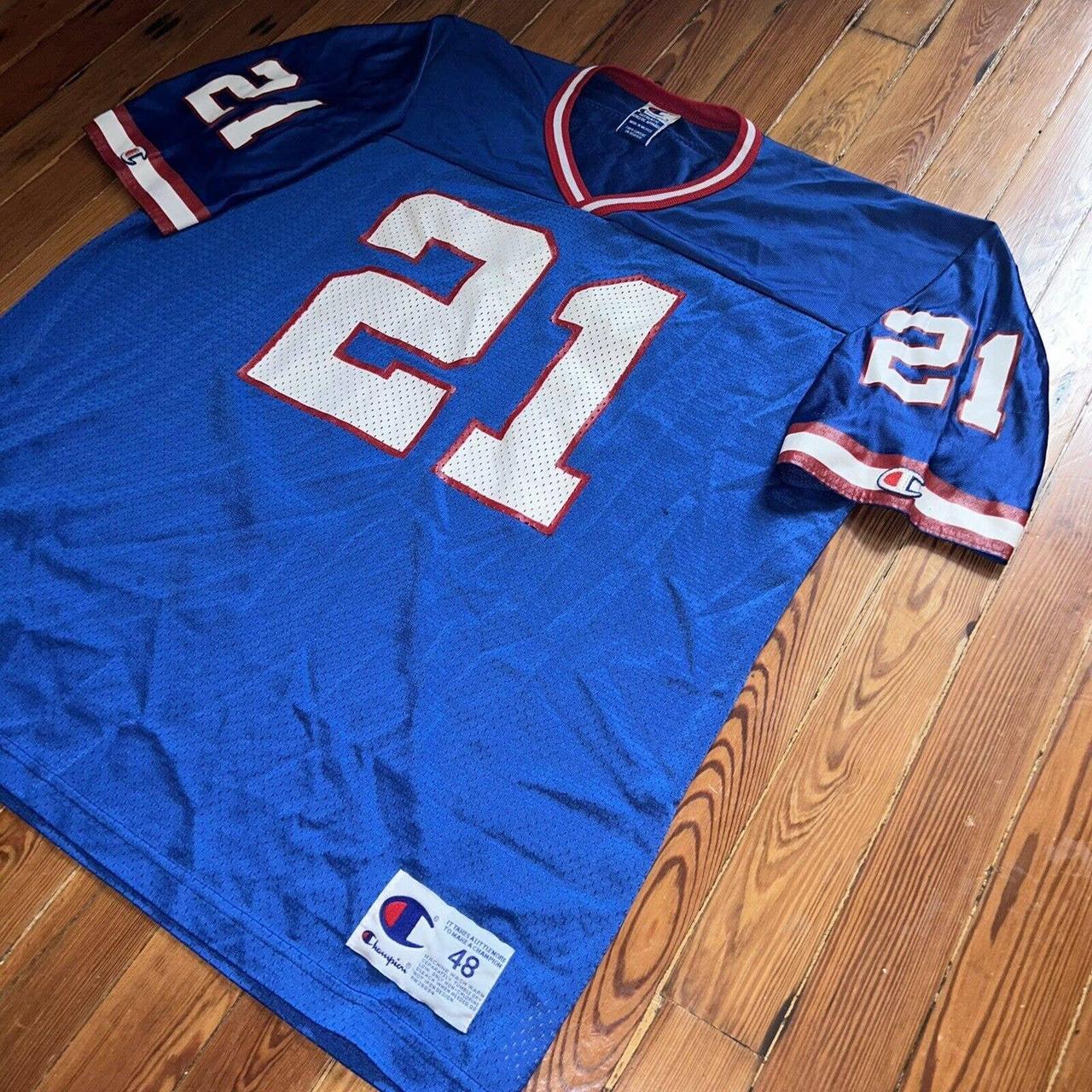 TIKI BARBER 21 New York Giants Vintage Football Jersey nfl 