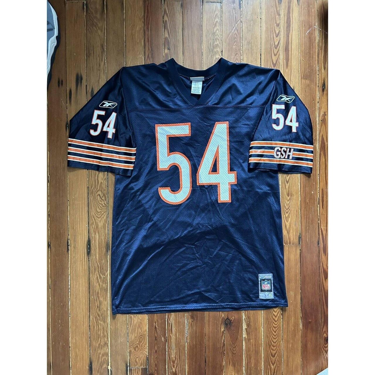 Vintage Chicago Bears Brian Urlacher Reebok Jersey Size XL 