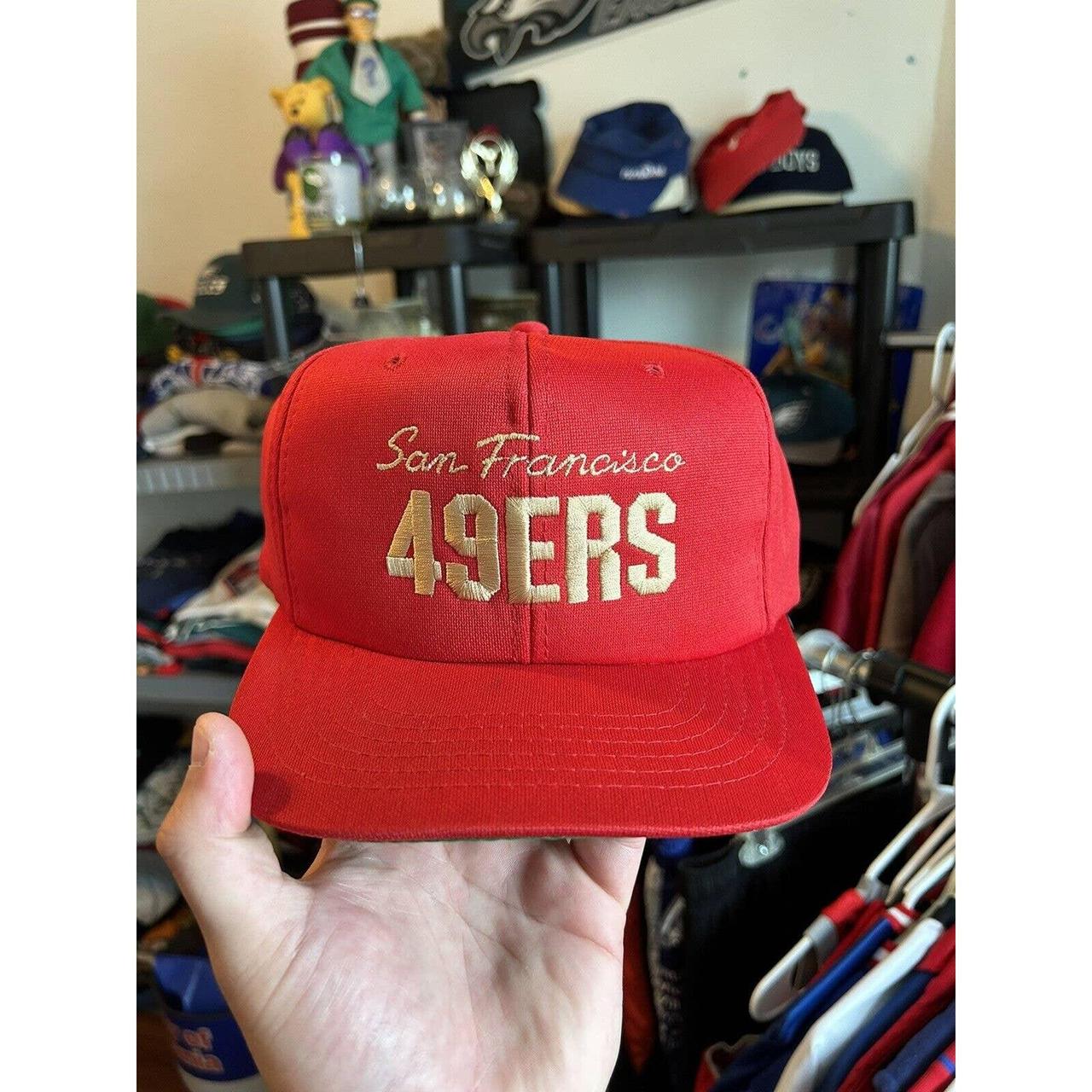 San Francisco 49ers Vintage 80s Corduroy Snapback - Depop