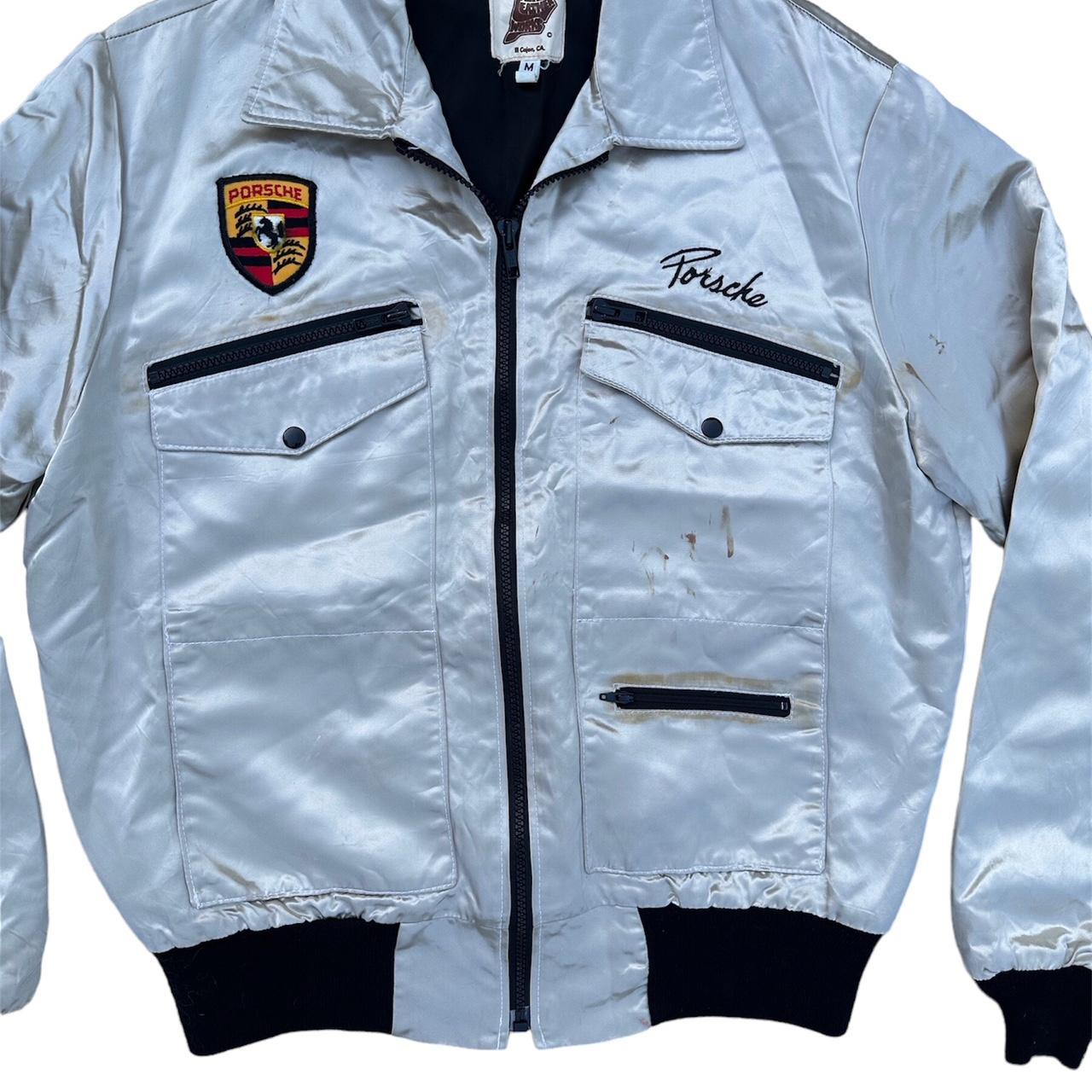 Vintage Porsche Satin Bomber