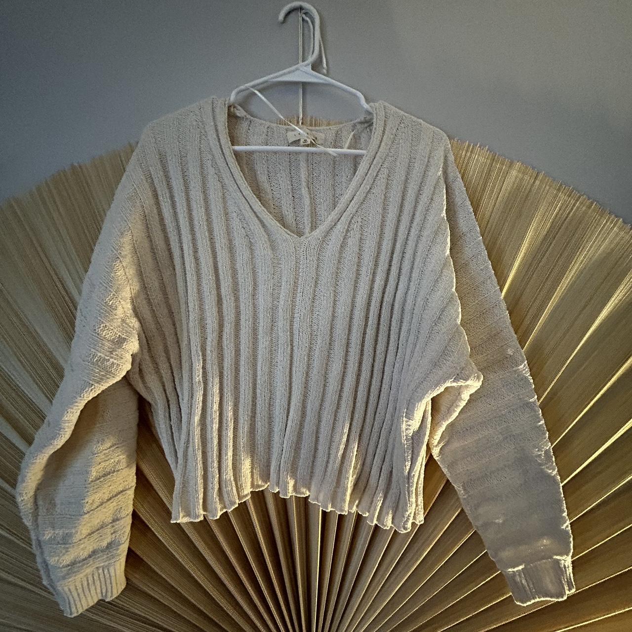 LA Hearts by PacSun Women's Cream Jumper Depop