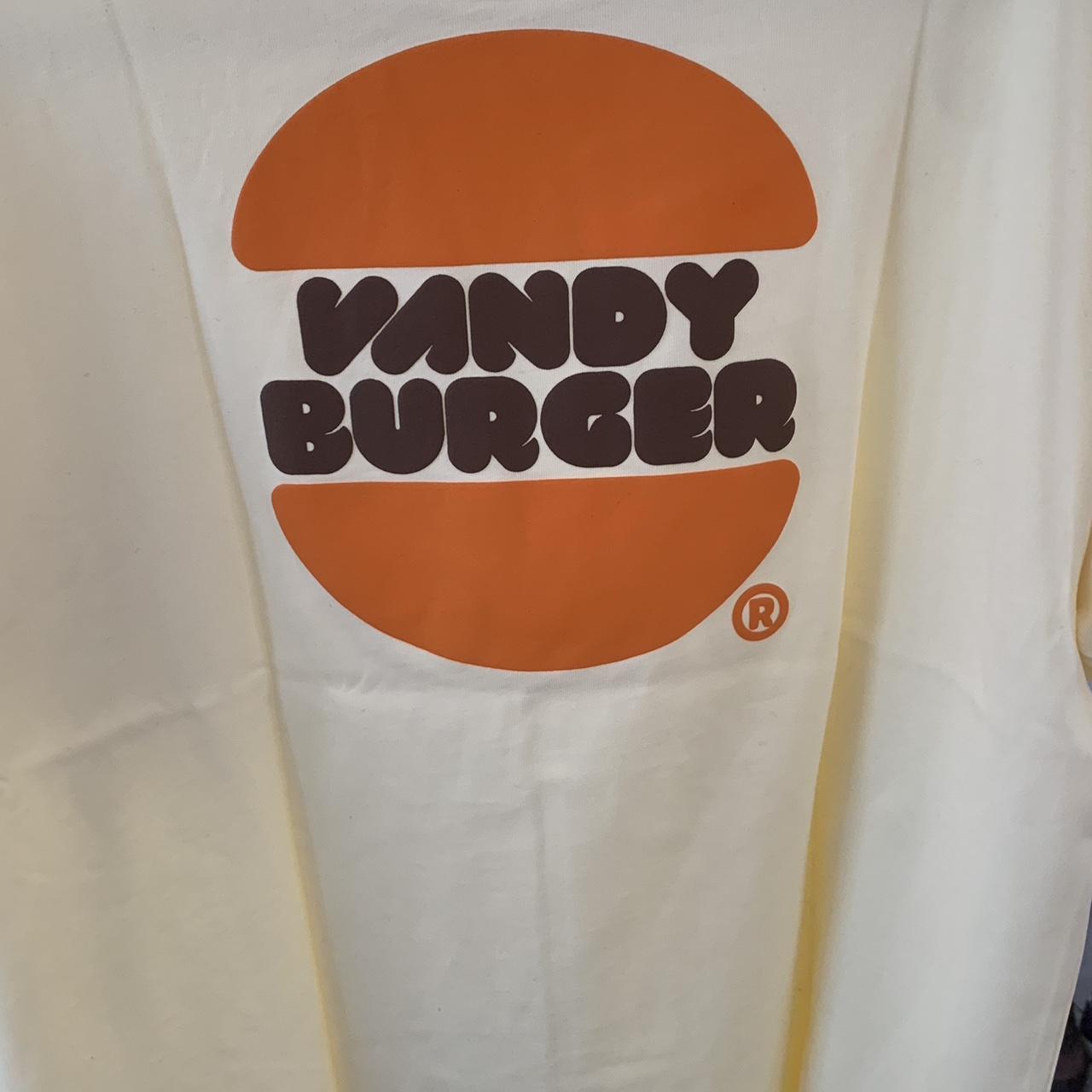 Vandy the pink burger shirt Size L #vandythepink - Depop