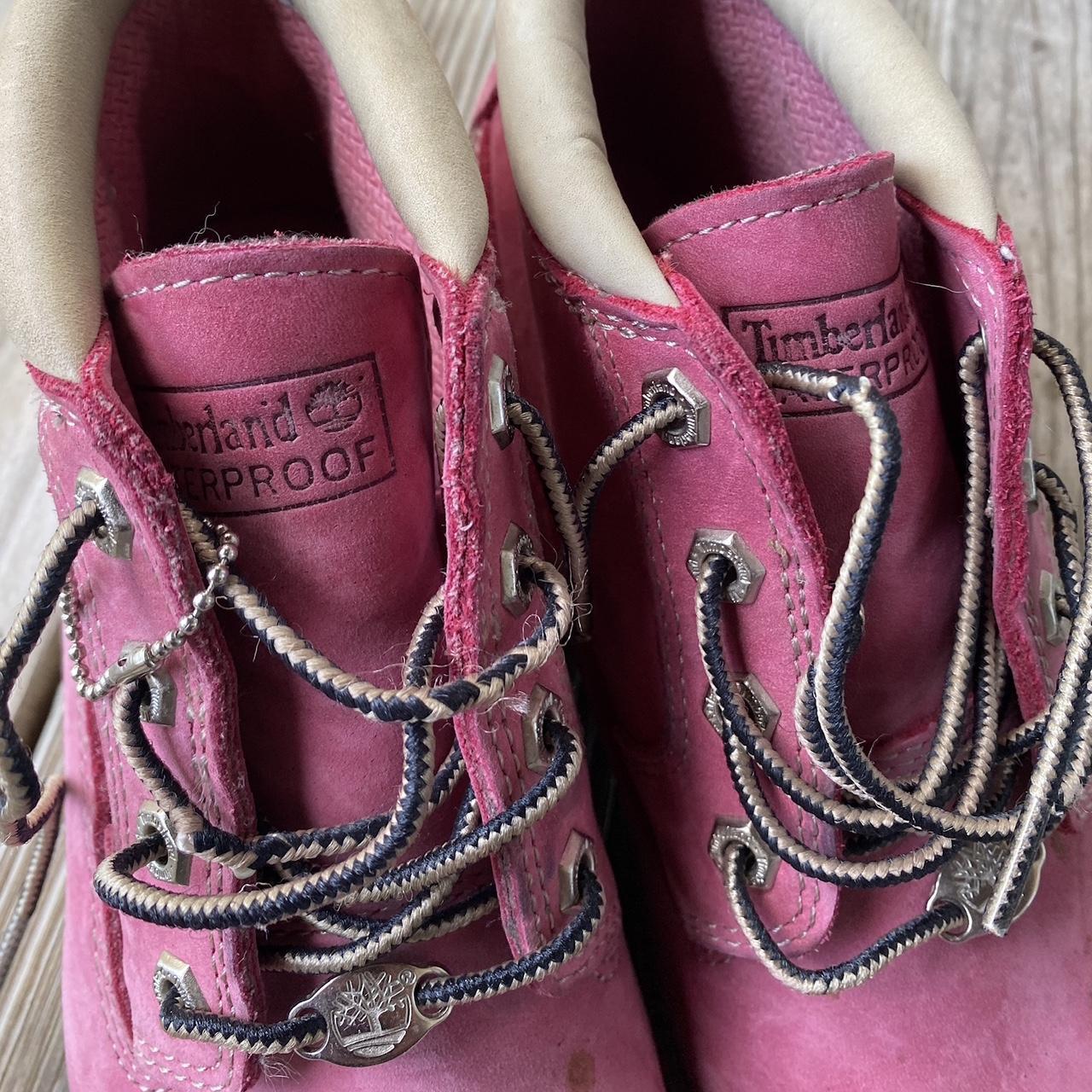 infant timberland boots pink