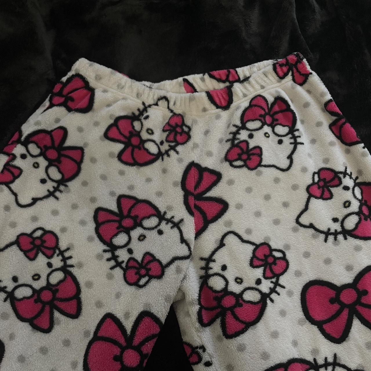 🎀 Hello Kitty & Pink Bows PJs , w polka dots🎀 Msg b4... - Depop