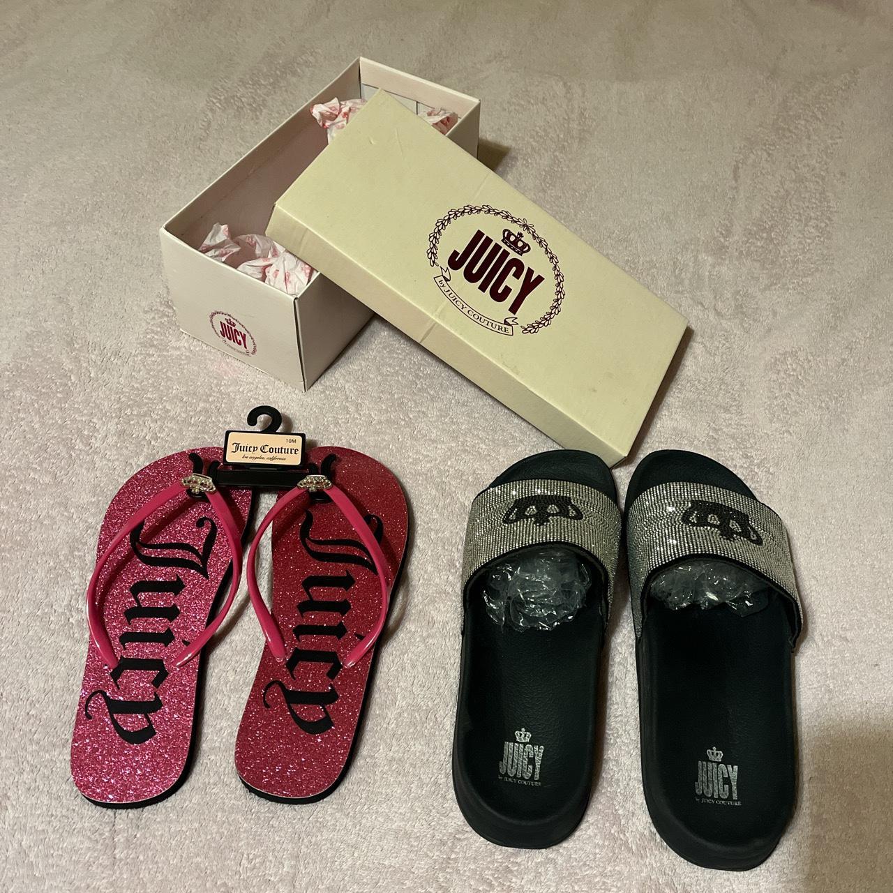 Juicy couture sandals set 🩷 Both size 10 🖤 Brand new... Depop