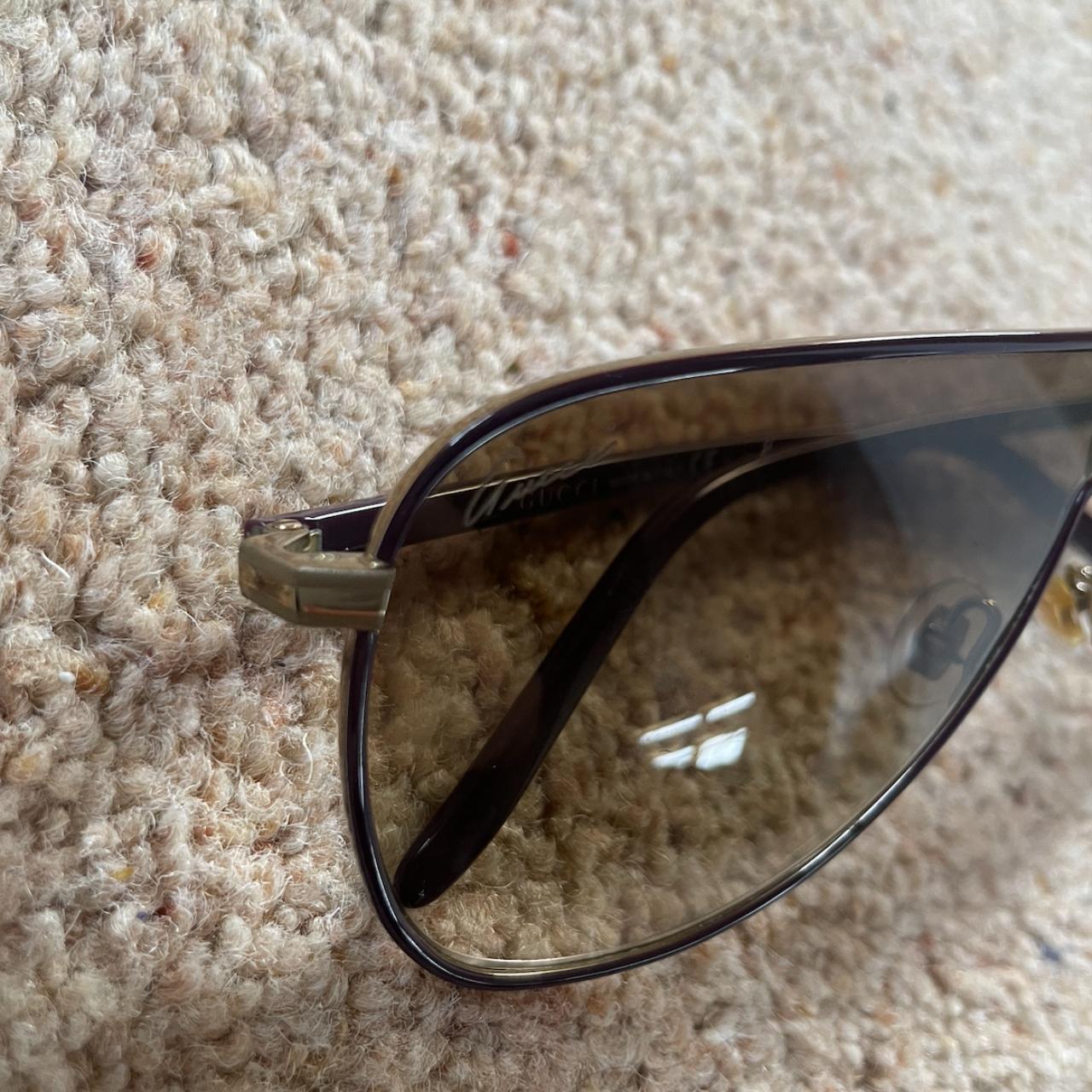 purple gucci glasses