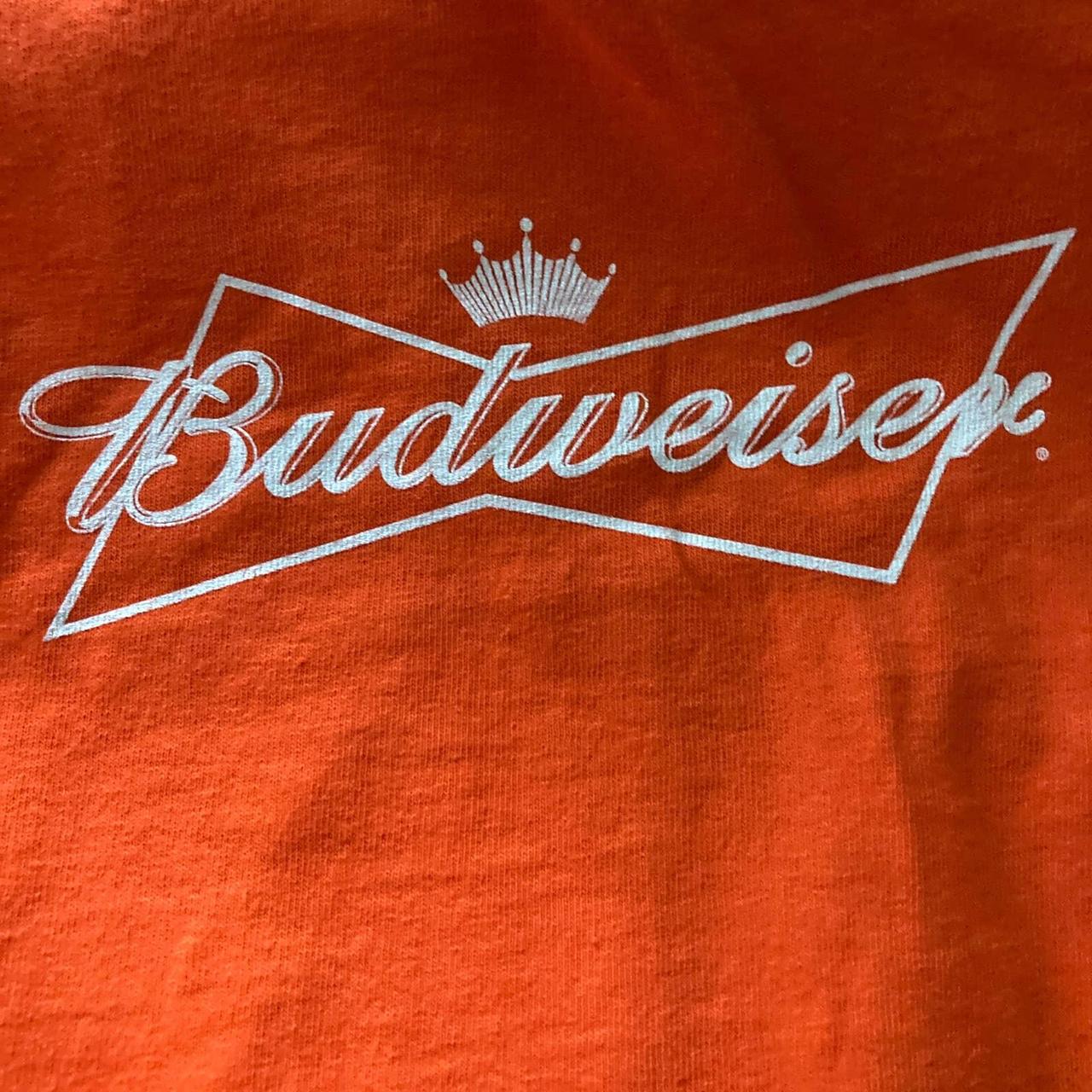 NY METS LOS METS Budweiser Men's Orange T-Shirt NEW - Depop