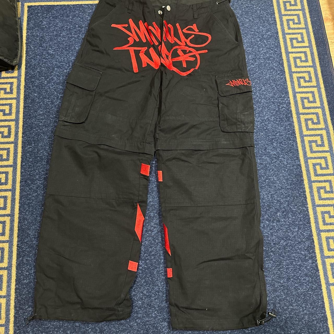 Black and red minus two cargos (authentic). Good... - Depop