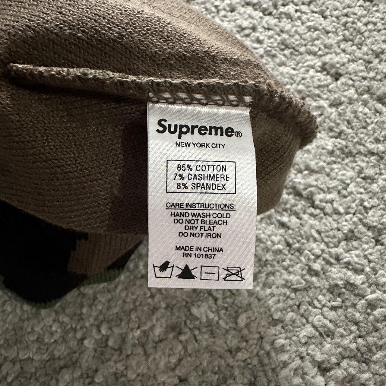 Supreme New Era S logo beanie has been worn a good - Depop