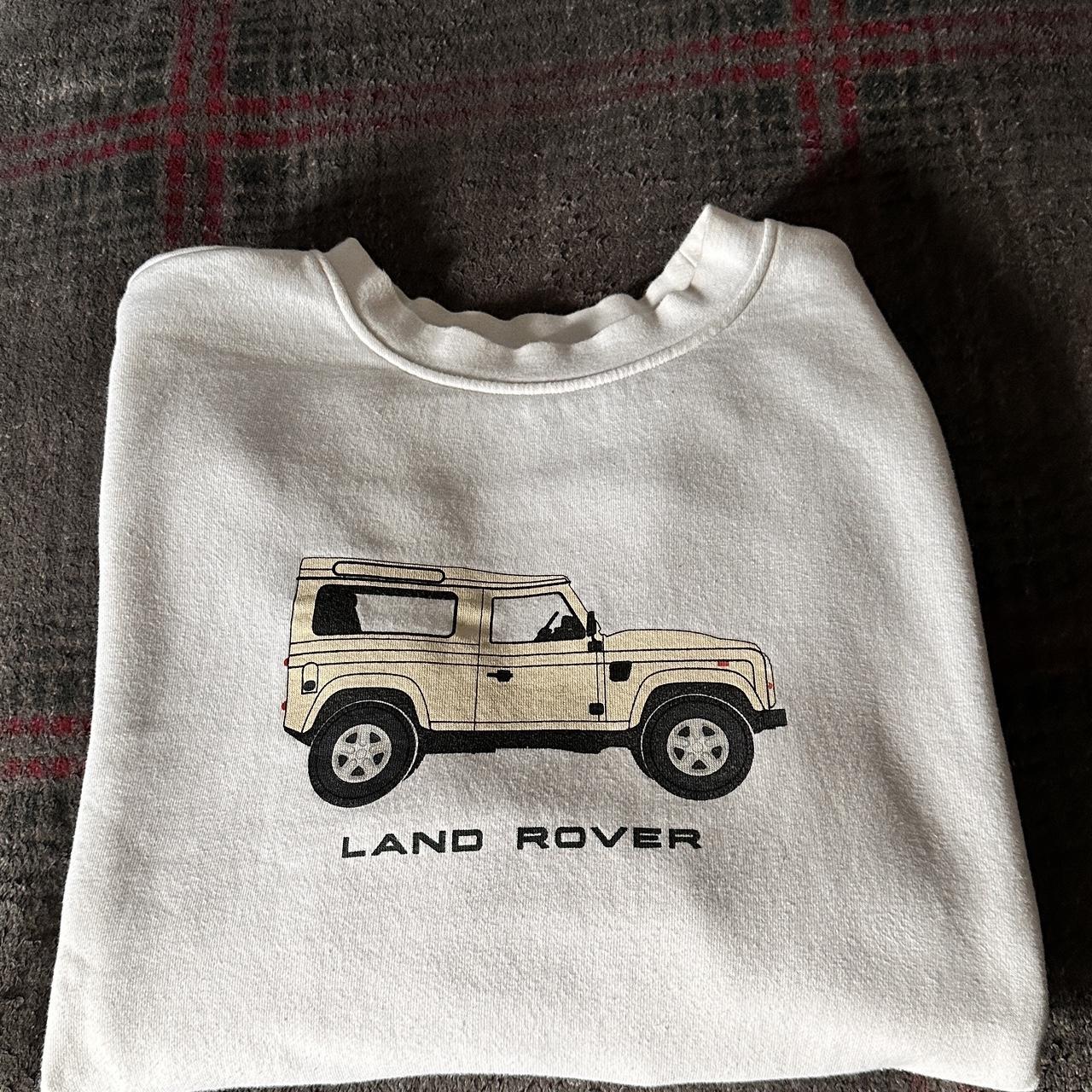 Land Rover pacsun crewneck Barely worn Depop