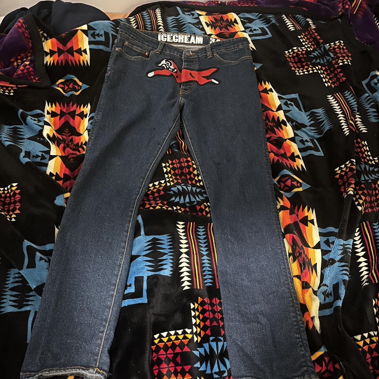 Ice Cream Men's Blue Jeans Depop