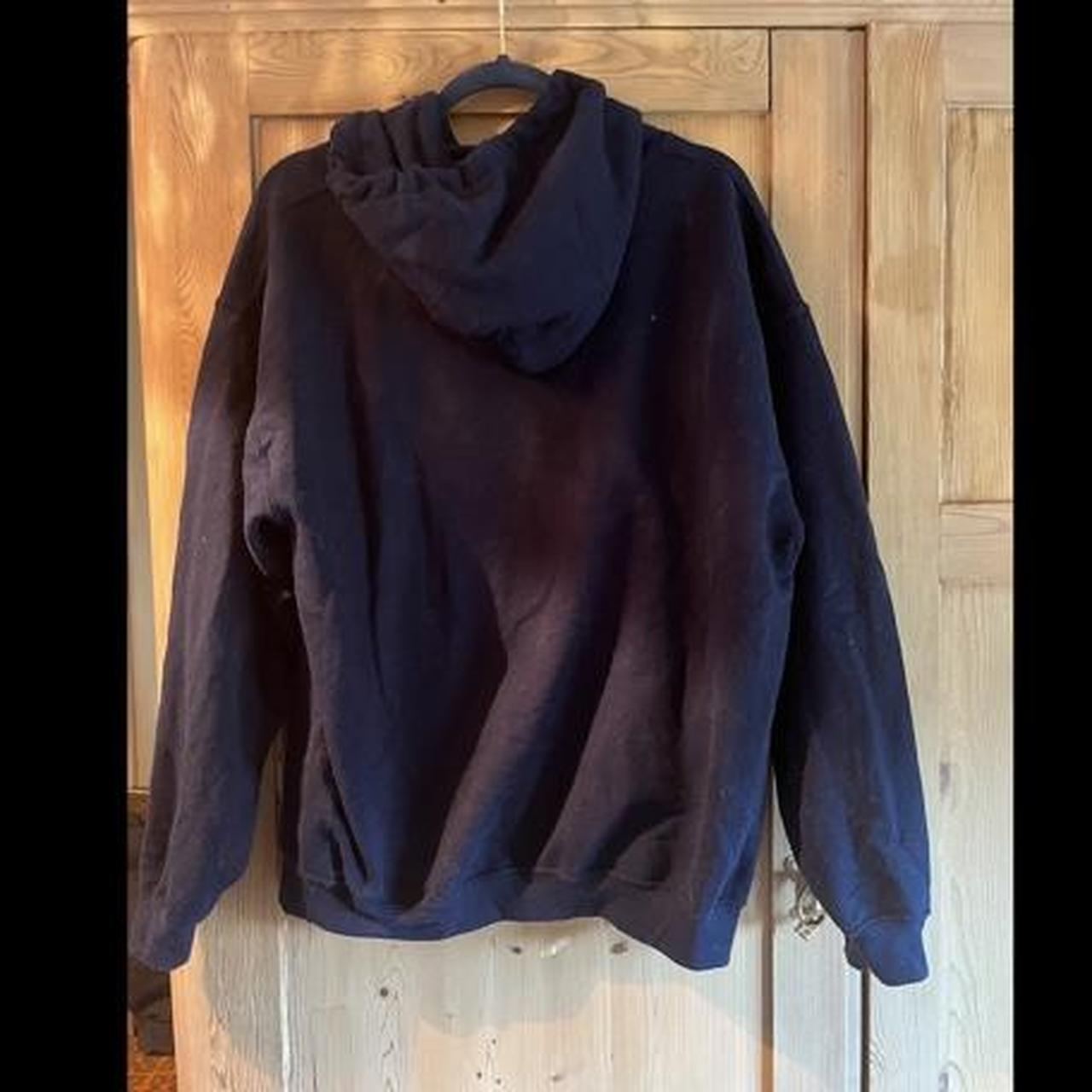 GOOSE AND GANDER RIBBON HOODIE navy hoodie with... Depop