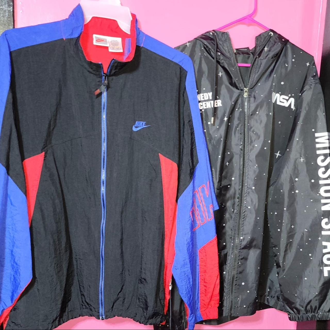 2 gently used mens windbreakers. NIKE and NASA. Both