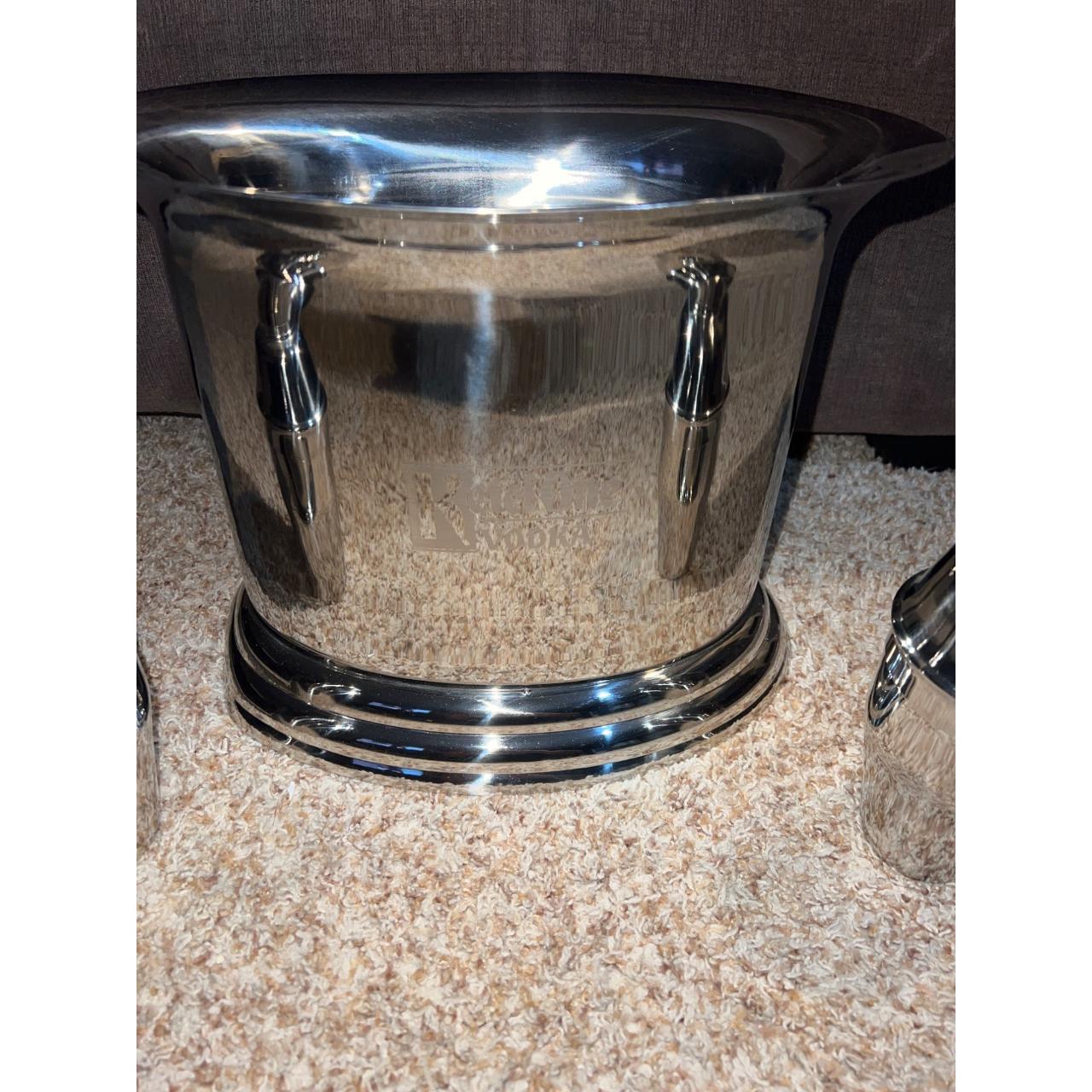 Ketel One Vodka bottle holder ice bucket & 2 martini... Depop
