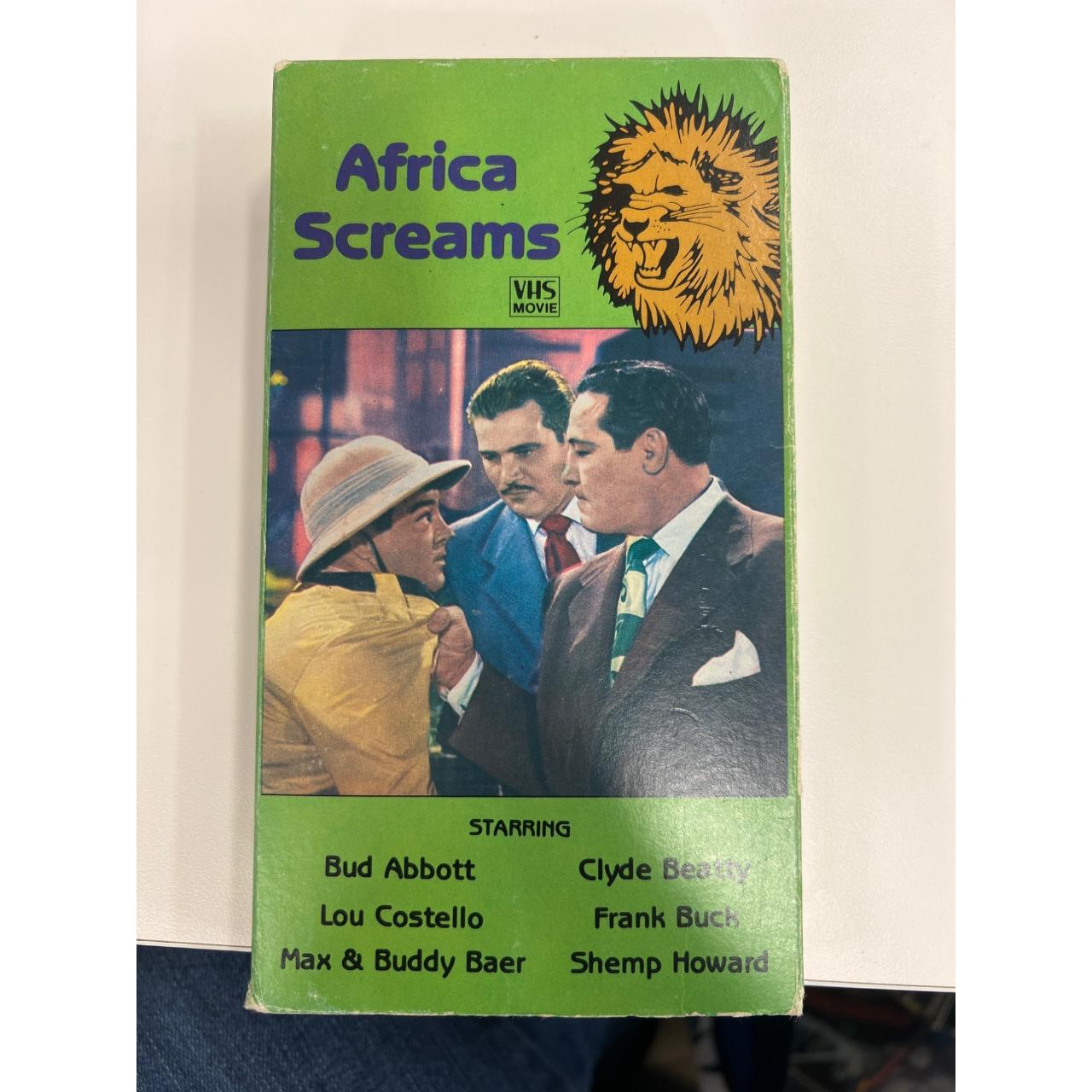 Africa Screams Vhs Condition: Pre-Owned Good - Depop