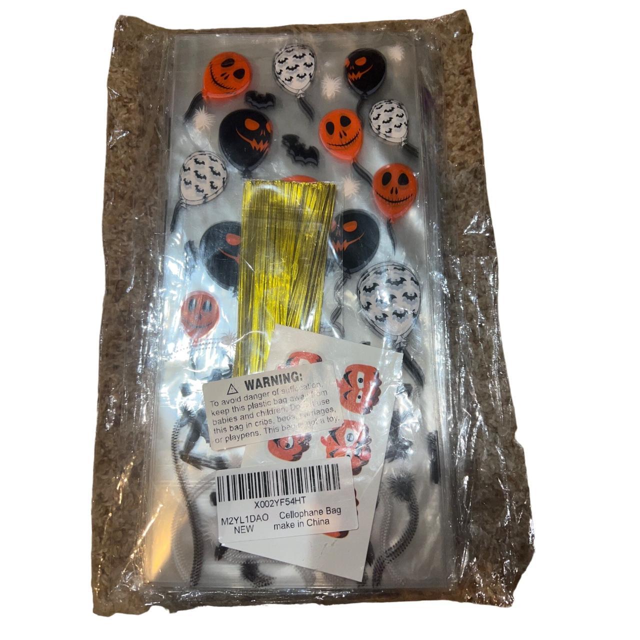 M2YL1DAO 150 Pcs Halloween Cellophane Treat Bags Depop