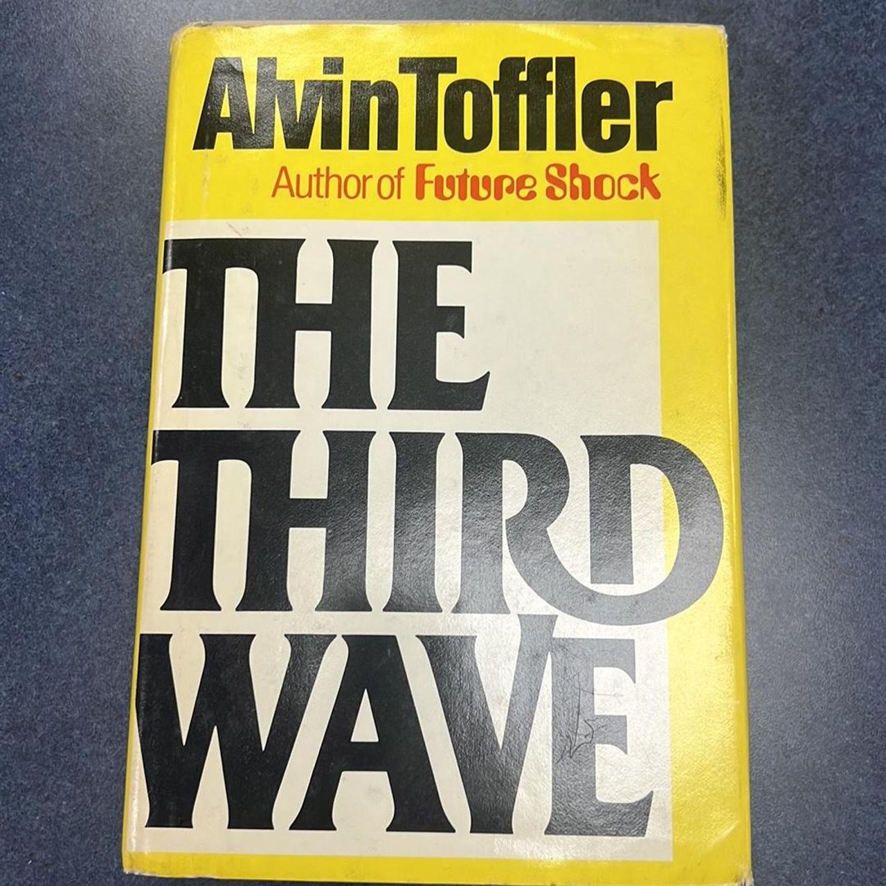 Alvin Toffler Future Shock & The Third Wave Book -... - Depop