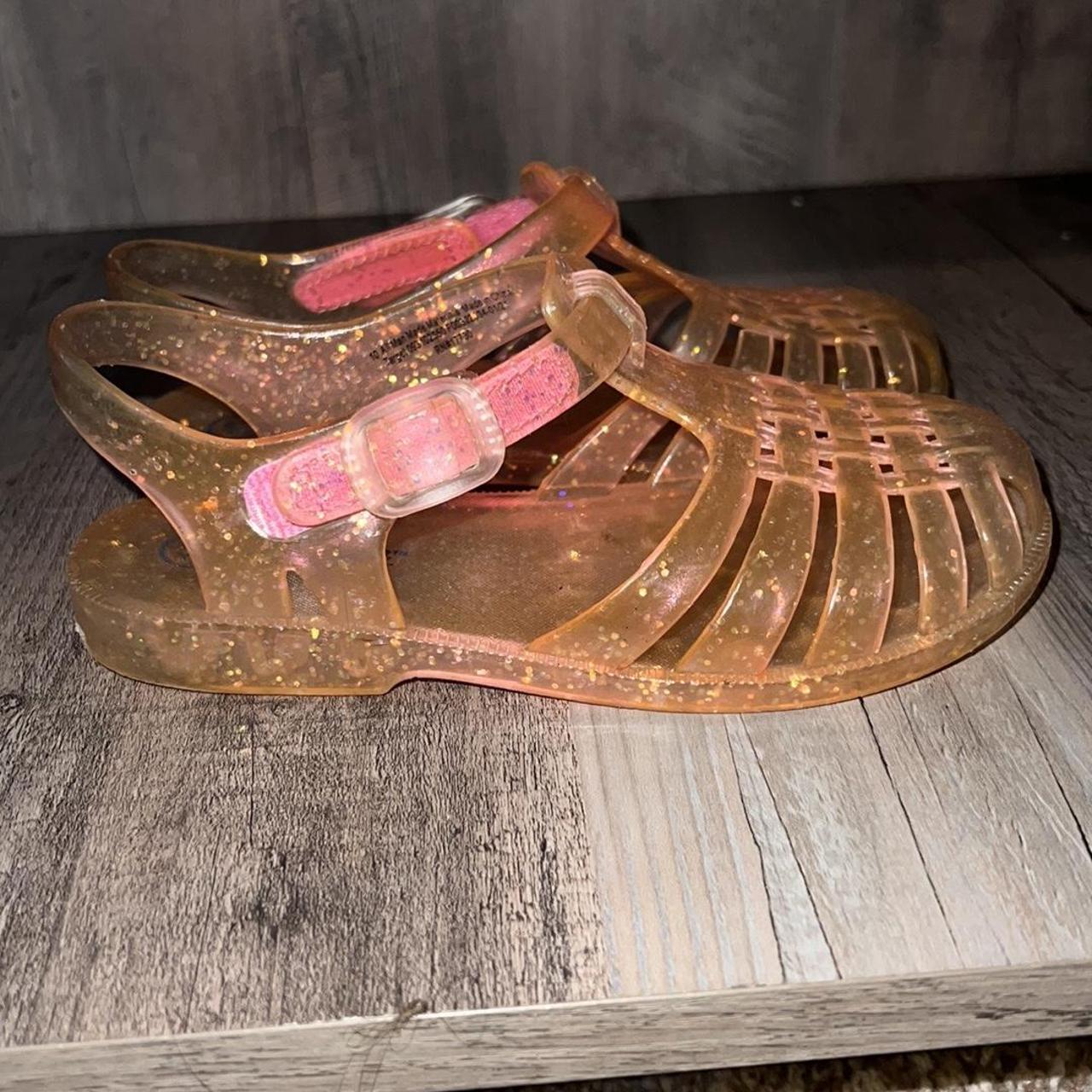 Cat & Jack Jelly Sandals Size 10 (toddler) Depop