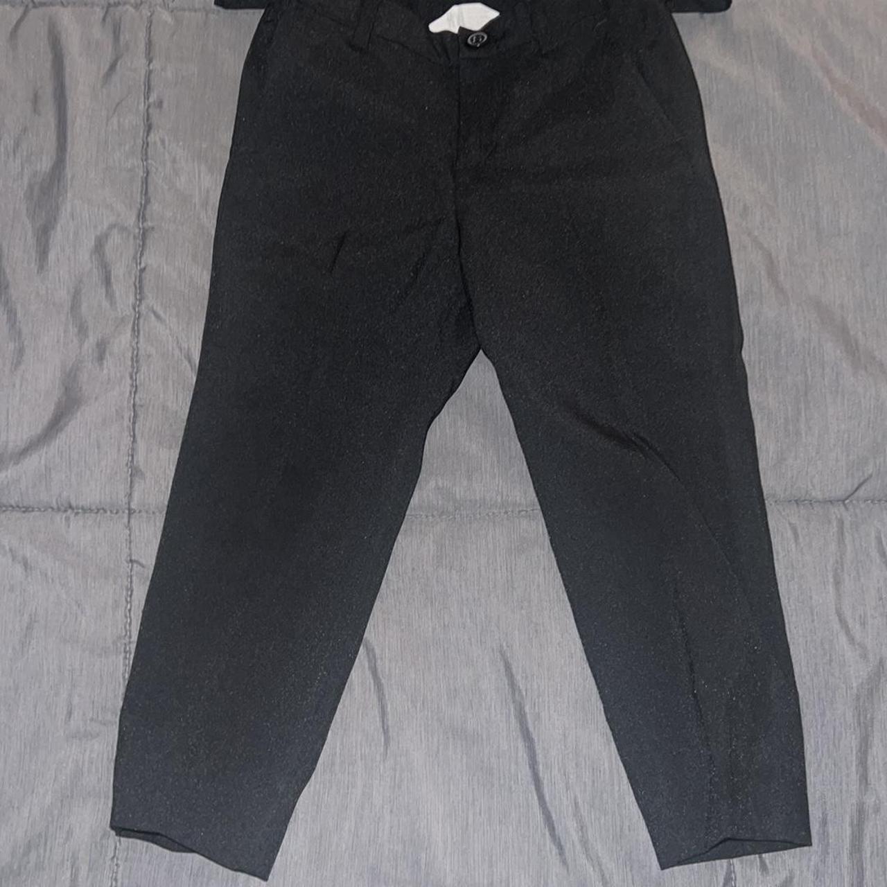 h&m toddler boy black suit size 34 years Depop