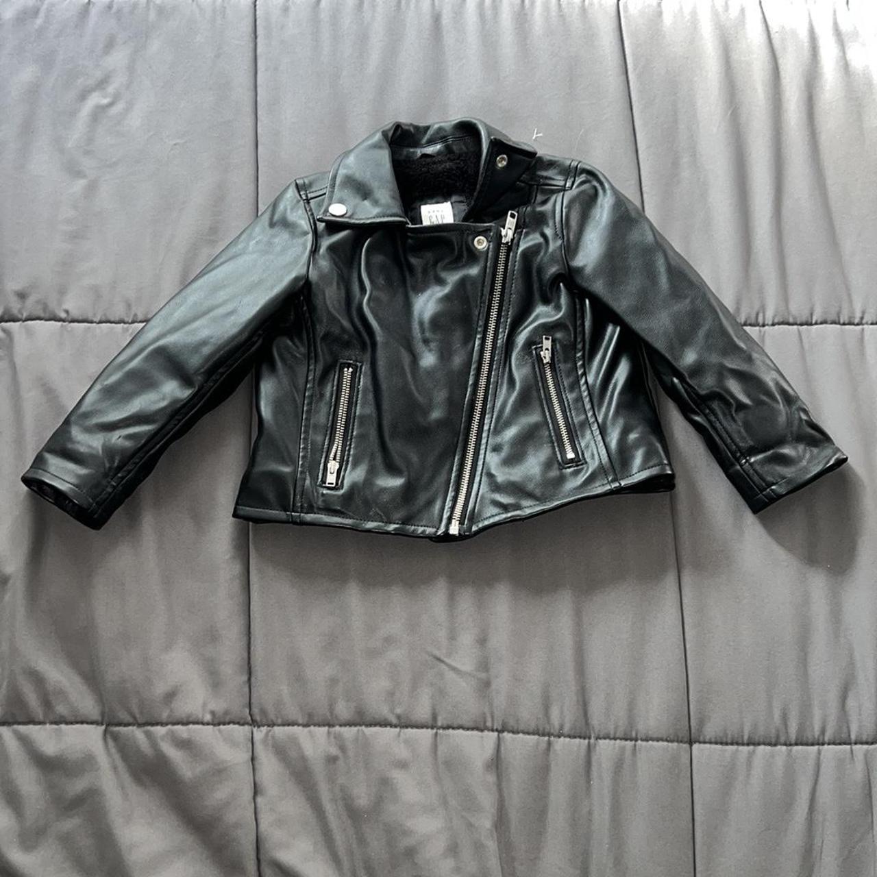 Baby gap leather on sale jacket